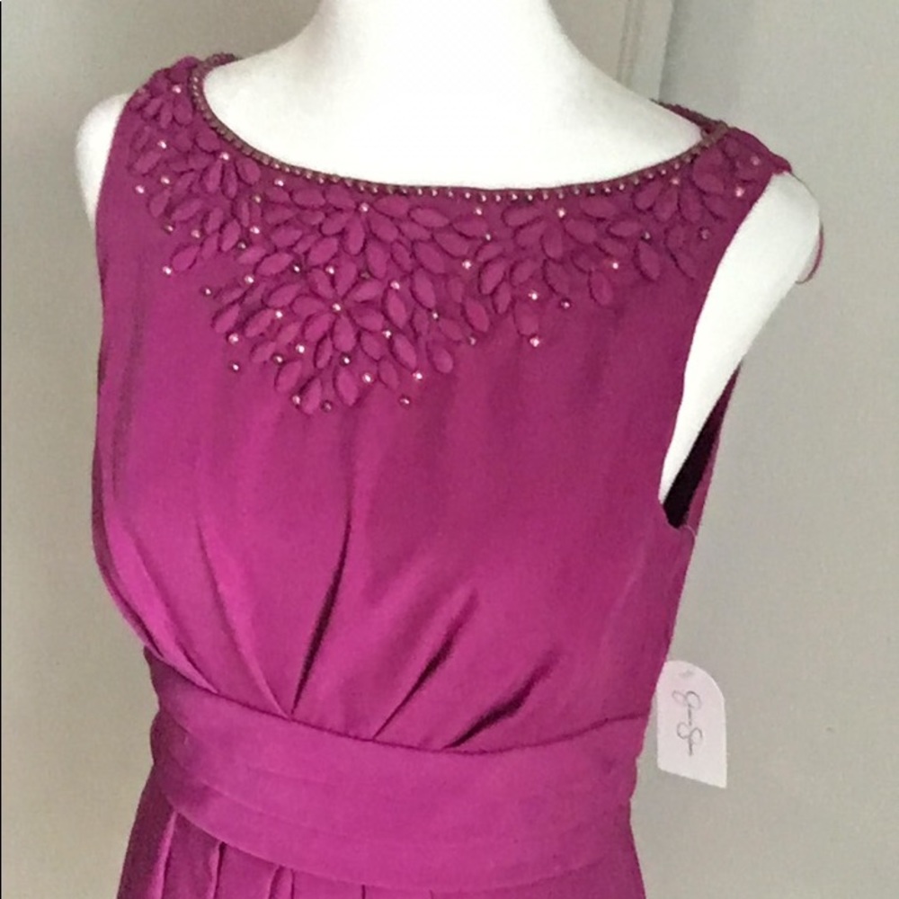 New Jessica Simpson Women’s Embellished Party Special Occasion Dinner Dress - Picture 2 of 8
